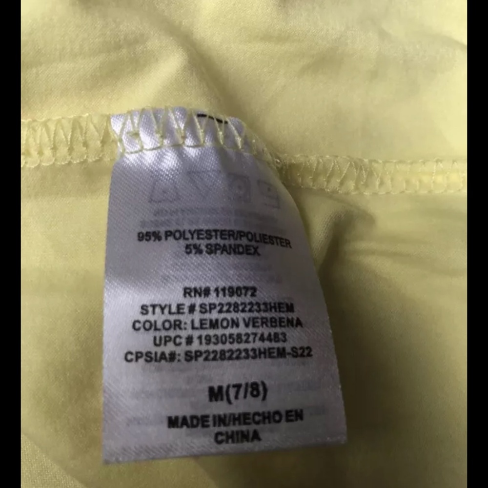Hello Kitty Girls Lemon Yellow Soft Dress Size Medium (7-8) NWT - Picture 9 of 9